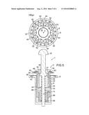 SAMPLING PIPETTE HAVING AN IMPROVED DEVICE FOR ADJUSTING AND DISPLAYING A     VOLUME TO BE SAMPLED diagram and image