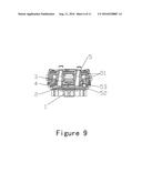 WATER OUTLET DEVICE WITH ROTARY OUTLET FUNCTION AND A WATER OUTLET DEVICE     WITH DIFFERENT WATER OUTLET MEANS OF FUNCTION diagram and image