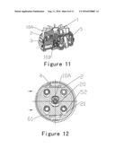 WATER OUTLET DEVICE WITH ROTARY OUTLET FUNCTION AND A WATER OUTLET DEVICE     WITH DIFFERENT WATER OUTLET MEANS OF FUNCTION diagram and image