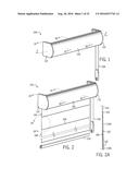 COVERING FOR AN ARCHITECTURAL OPENING HAVING NESTED TUBES diagram and image