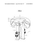 IMAGE ACQUISITION DEVICE FOR THE VISUAL INSPECTION OF THE INNER SURFACE OF     A TIRE, AND ASSOCIATED METHOD diagram and image