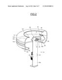 IMAGE ACQUISITION DEVICE FOR THE VISUAL INSPECTION OF THE INNER SURFACE OF     A TIRE, AND ASSOCIATED METHOD diagram and image