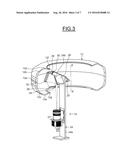 IMAGE ACQUISITION DEVICE FOR THE VISUAL INSPECTION OF THE INNER SURFACE OF     A TIRE, AND ASSOCIATED METHOD diagram and image