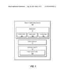 Form Adjustable Angle Between a Battery and Battery Cavity to Selectively     Place a Video Display in Viewing Orientations diagram and image