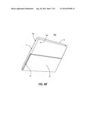 Form Adjustable Angle Between a Battery and Battery Cavity to Selectively     Place a Video Display in Viewing Orientations diagram and image