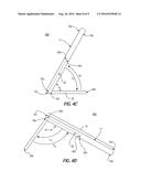 Form Adjustable Angle Between a Battery and Battery Cavity to Selectively     Place a Video Display in Viewing Orientations diagram and image