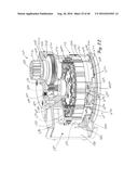 MOTOR HAVING RING FOR AXIALLY RETAINING STATOR diagram and image