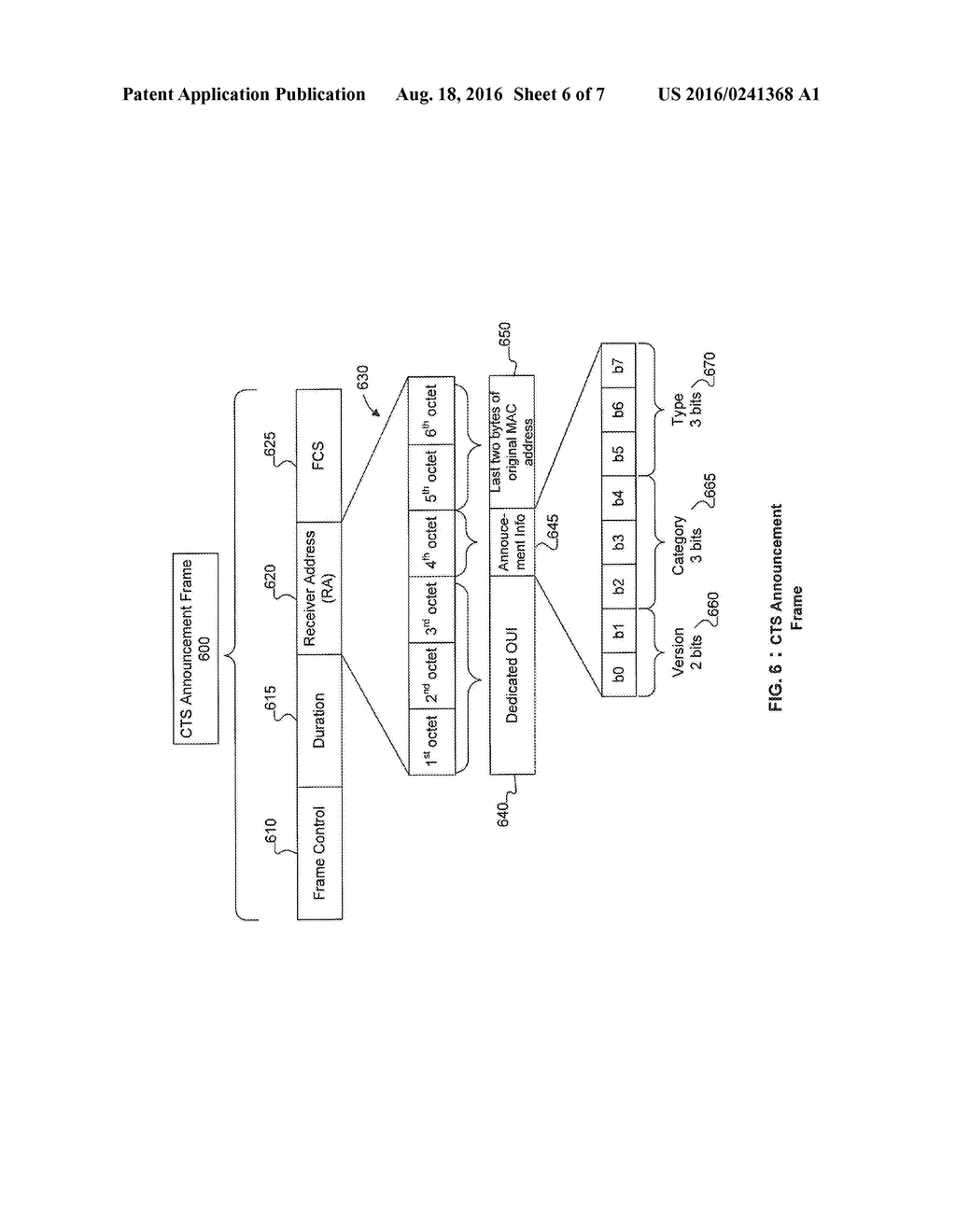 Communication Device to Generate and Process a Clear to Send Announcement     Frame - diagram, schematic, and image 07