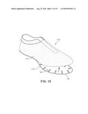 Article of Footwear Having an Upper With Connectors For Attaching to a     Sole Structure diagram and image
