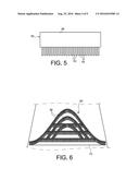 INSTALLATION AND METHOD WITH IMPROVED PERFORMANCE FOR FORMING A COMPACT     FILM OF PARTICLES ON THE SURFACE OF A CARRIER FLUID diagram and image