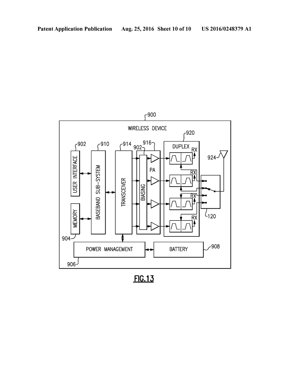 POWER AMPLIFIER BIAS SIGNAL MULTIPLEXING - diagram, schematic, and image 11