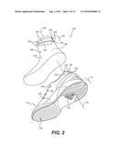 Method Including Footwear And Sock Having Aligning Indicia diagram and image