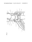 DEVICE FOR TRANSMITTING A DEFLECTION  MOVEMENT, ENDOSCOPE BENDING CONTROL     UNIT, AND ENDOSCOPE diagram and image