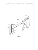 BUTTRESS RELEASE FROM SURGICAL STAPLER BY KNIFE PUSHING diagram and image