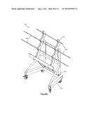 CANTILEVER ORGANIZATIONAL RACK SYSTEM FOR SUPPORTING SURGICAL     INSTRUMENTATION diagram and image