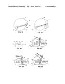 FLOSSING DEVICE WITH ASYMMETRICALLY CURVED AND BULBOUS HANDLE diagram and image