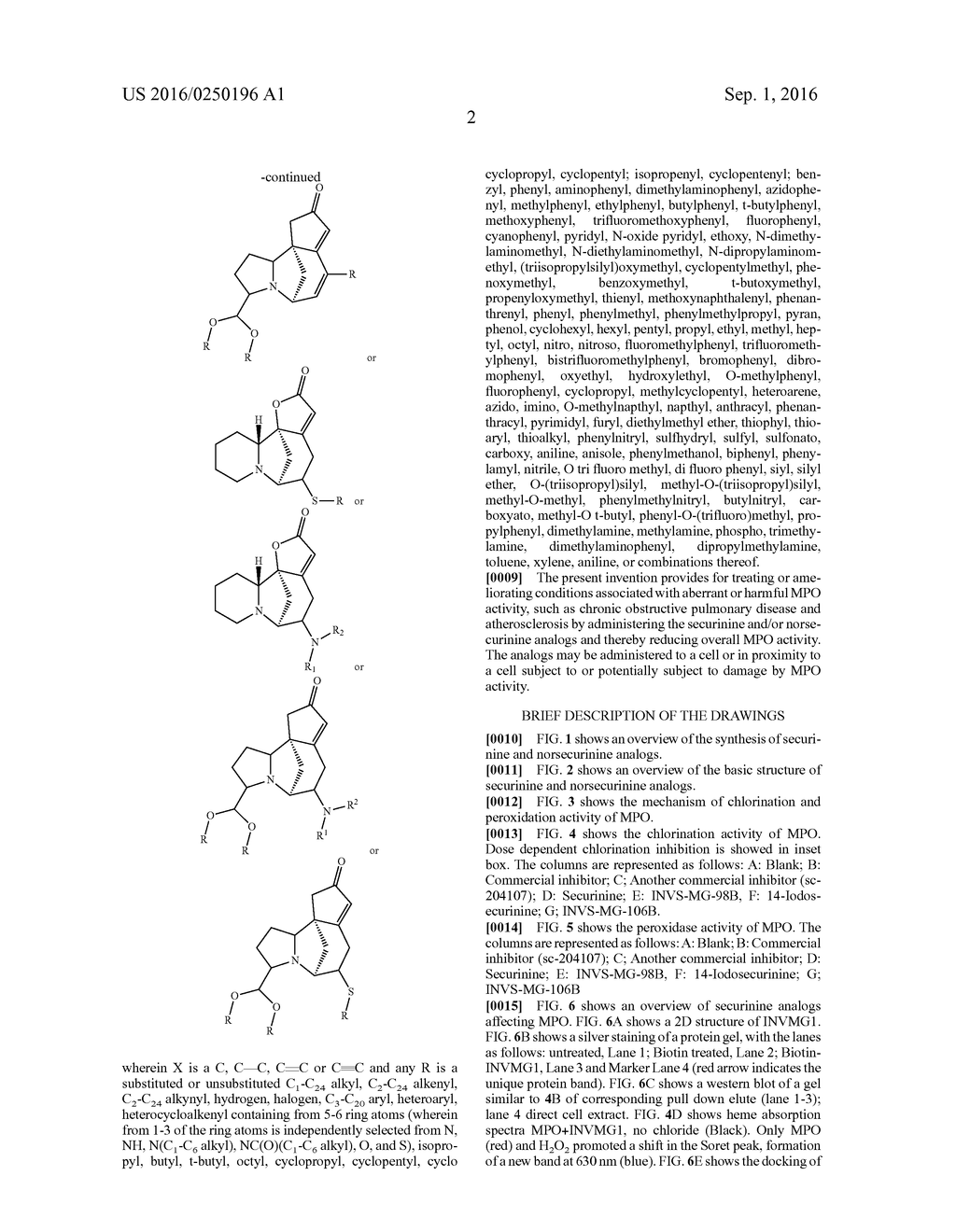 SMALL MOLECULE SECURININE AND NORSECURININE ANALOGS AND THEIR USE IN     INHIBITING MYELOPEROXIDASE - diagram, schematic, and image 11
