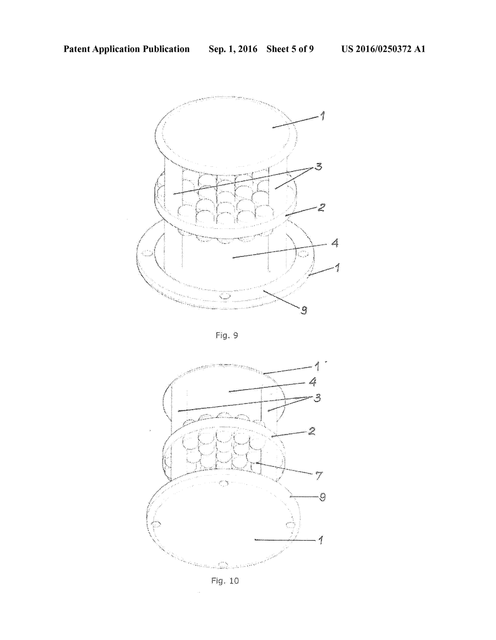 Device for photocatalytic removal of volatile organic and inorganic     contamination as well as microorganisms especially from automobile air     conditioning systems - diagram, schematic, and image 06