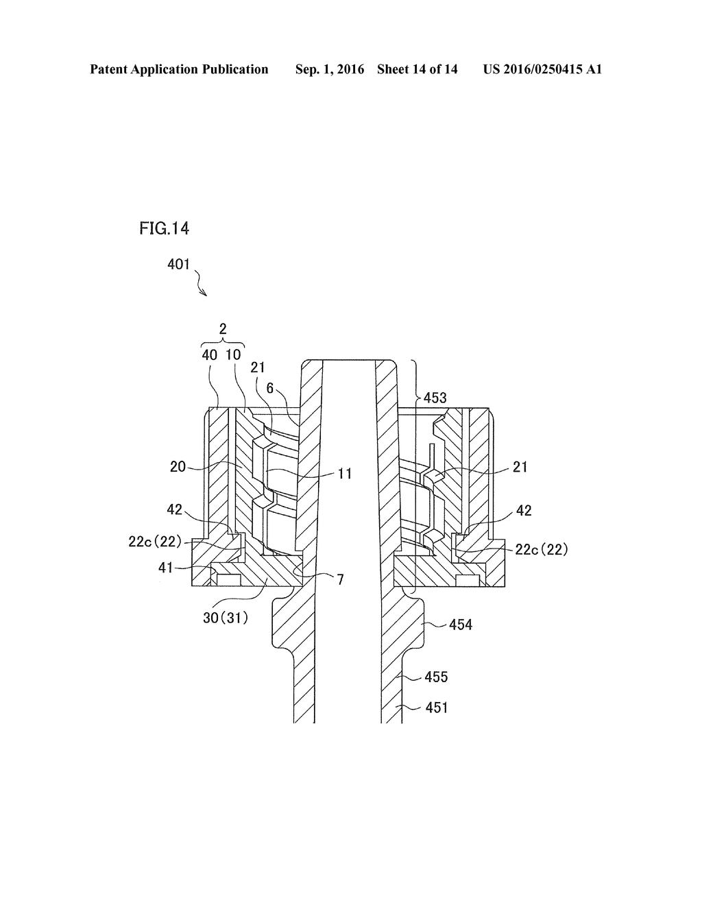 CONNECTOR FOR FLUID, AND SYRINGE - diagram, schematic, and image 15