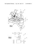 Tool for fixing a connecting head on an electrode casted in a mold,     associated apparatus and method diagram and image