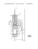 MACHINE FOR FORMING AND FILLING CONTAINERS COMPRISING A STABILIZATION AREA     FOR STABILIZING THE LIQUID INSIDE THE CONTAINERS diagram and image