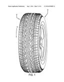Snow Tire With Directional Paddles diagram and image