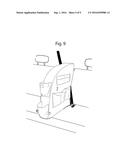 Automobile seat divider - The Backseat Buddy diagram and image