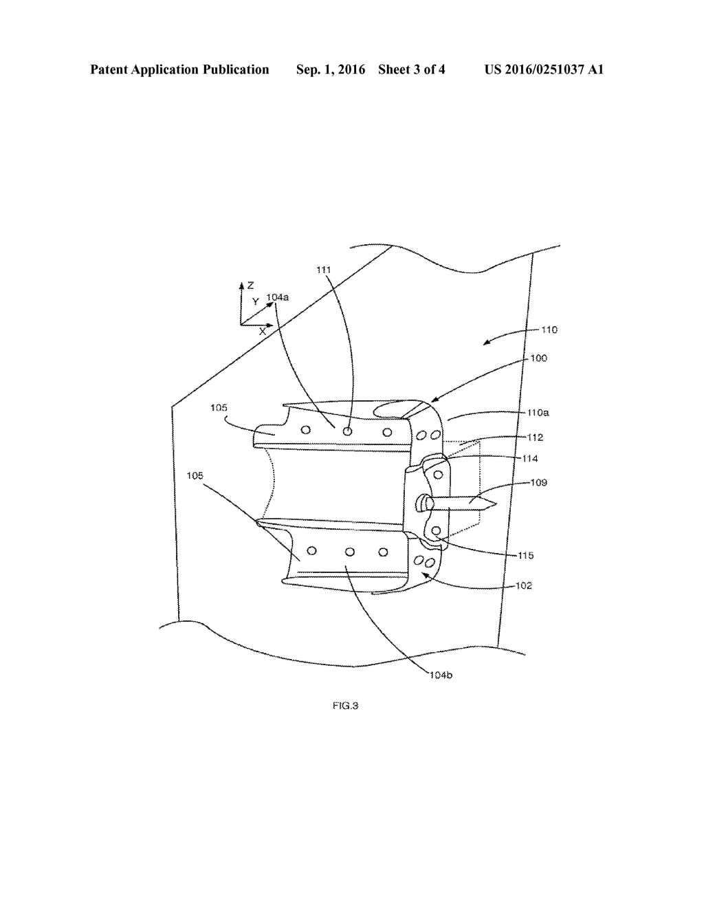 DEVICE FOR ATTACHING A CROSS-MEMBER OF A DRIVER'S COMPARTMENT OF A MOTOR     VEHICLE - diagram, schematic, and image 04