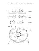 ONE-PIECE, HOLLOW MICROMECHANICAL PART WITH SEVERAL FUNCTIONAL LEVELS     FORMED OF A SYNTHETIC CARBON ALLOTROPE BASED MATERIAL diagram and image