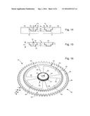 ONE-PIECE, HOLLOW MICROMECHANICAL PART WITH SEVERAL FUNCTIONAL LEVELS     FORMED OF A SYNTHETIC CARBON ALLOTROPE BASED MATERIAL diagram and image