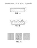 METHOD FOR OBTAINING A WAVY LAYER LOCALLY SUSPENDED ON A SUBSTRATE USING A     DEFORMATION BY FORMATION OF WRINKLES diagram and image