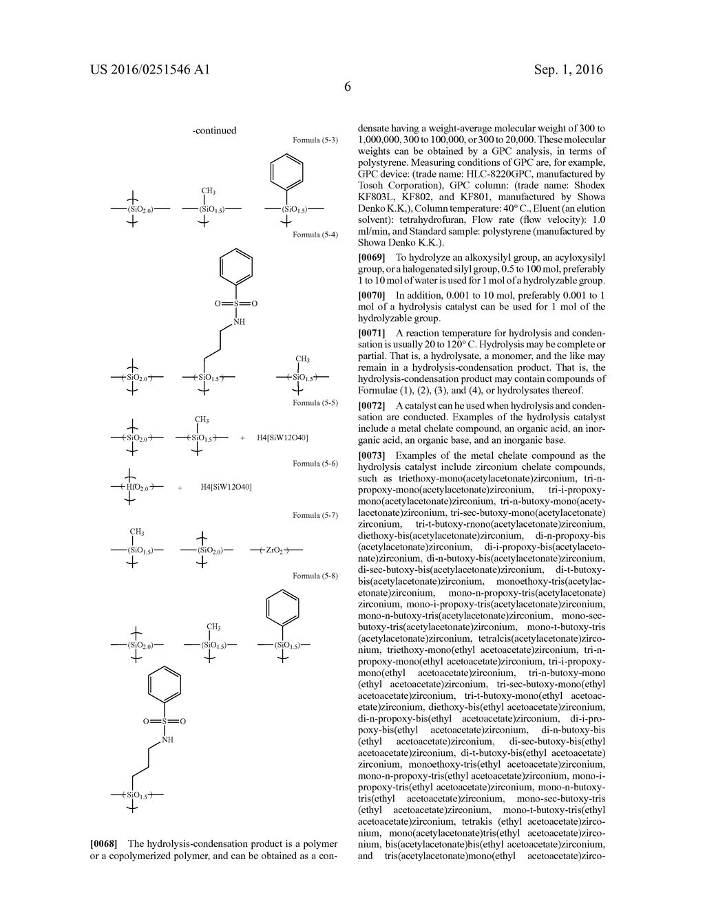 METAL-CONTAINING RESIST UNDERLAYER FILM-FORMING COMPOSITION CONTAINING     POLYACID - diagram, schematic, and image 07