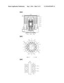 MAGNETIC BEARING DEVICE, AND VACUUM PUMP HAVING SAME diagram and image