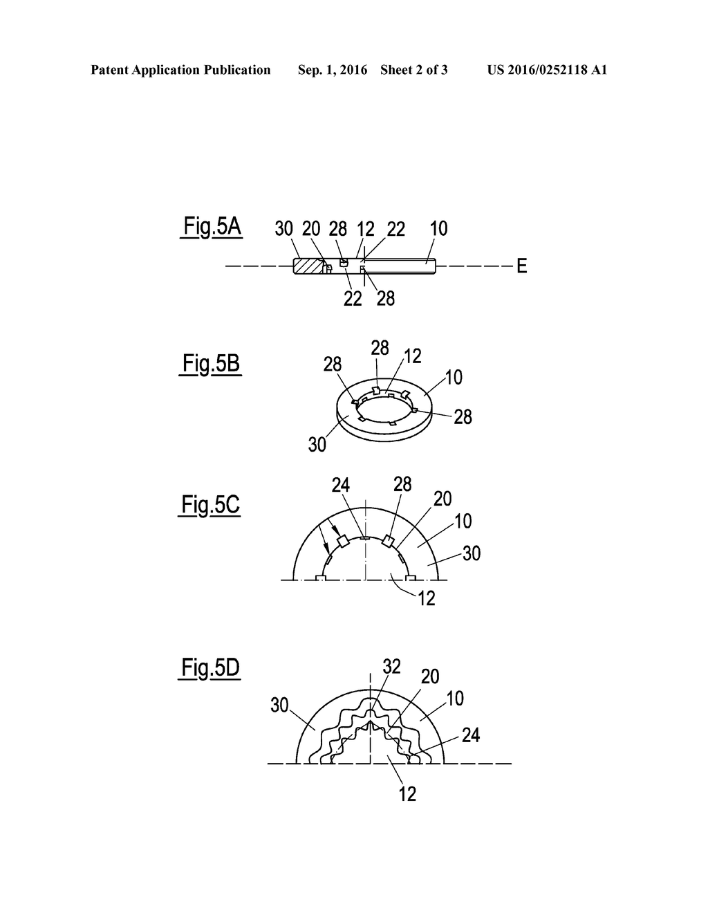 SHEET METAL ELEMENT HAVING A HOLE, SHEET METAL PART AND COMPONENT ASSEMBLY     AS WELL AS MANUFACTURING METHOD - diagram, schematic, and image 03