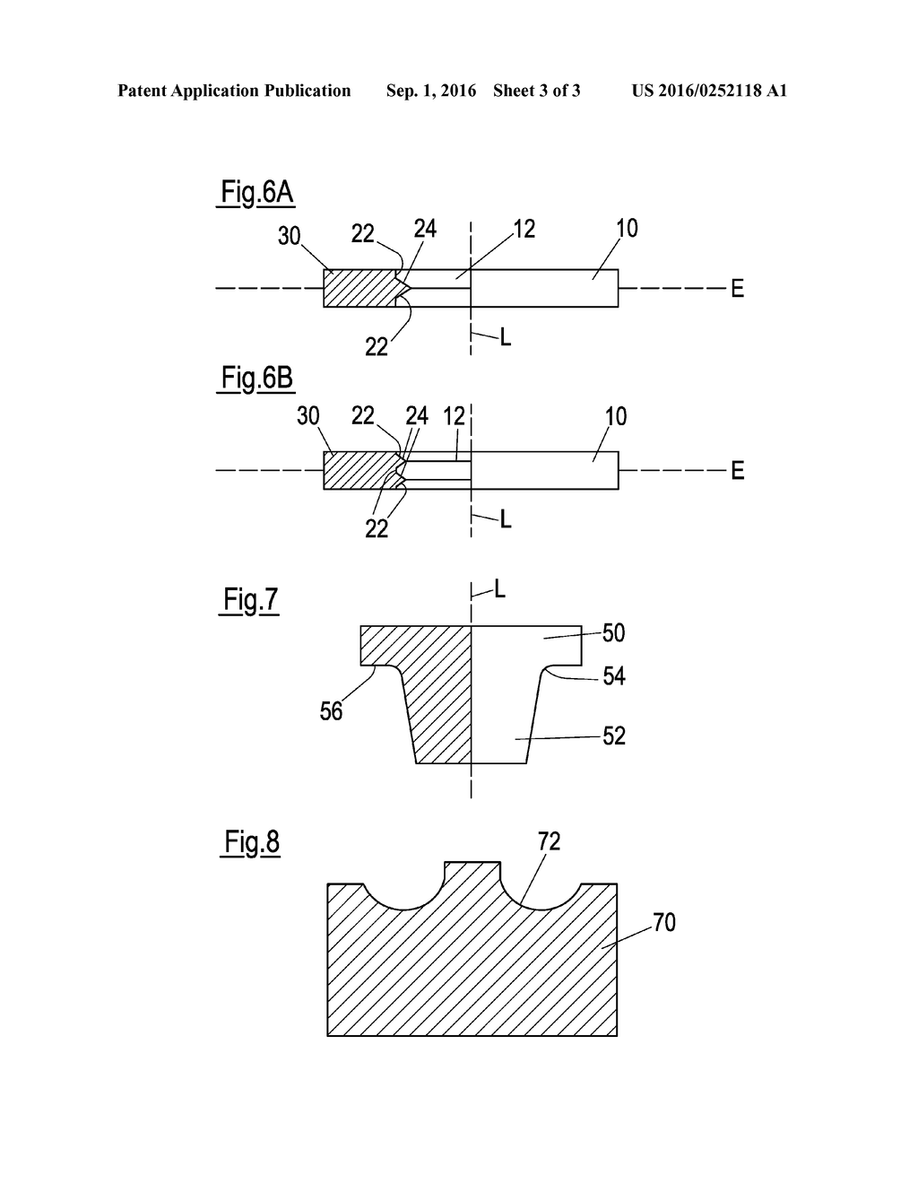 SHEET METAL ELEMENT HAVING A HOLE, SHEET METAL PART AND COMPONENT ASSEMBLY     AS WELL AS MANUFACTURING METHOD - diagram, schematic, and image 04