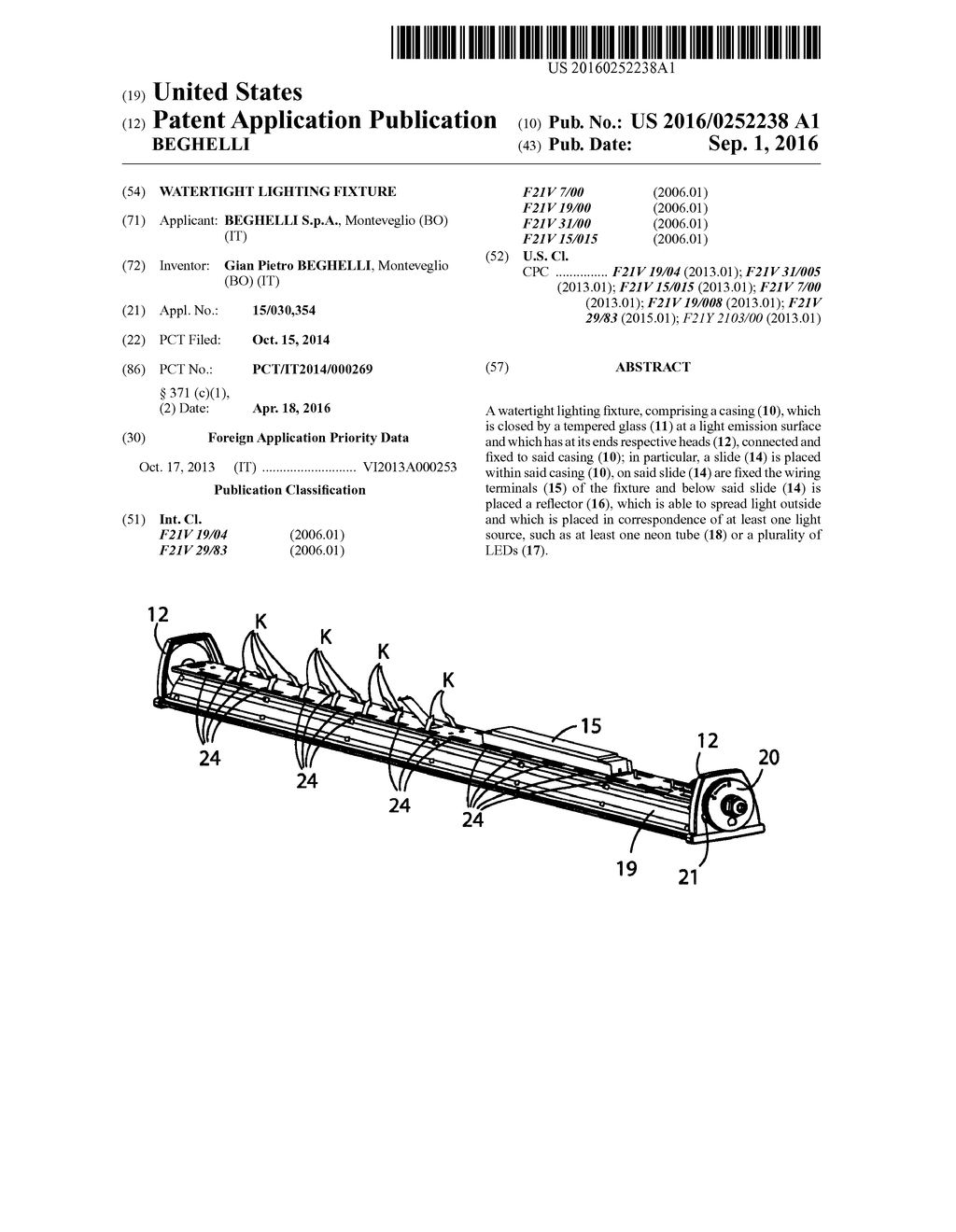 WATERTIGHT LIGHTING FIXTURE - diagram, schematic, and image 01