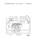 CLOSED LOOP FLUID BUFFER, BI-COMPONENT MIXING SYSTEM COMPRISING A CLOSED     LOOP FLUID BUFFER AND BI-COMPONENT MIXING SYSTEM MOUNTED FOR MOVEMENT     WITH A DISPENSER diagram and image