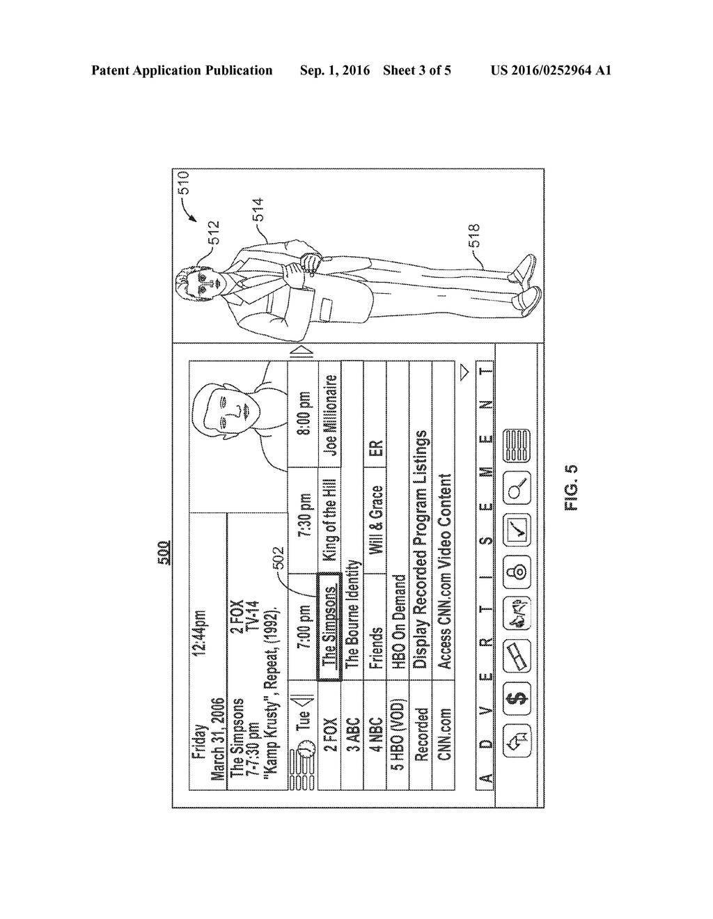 SYSTEMS AND METHODS FOR DISPLAYING MEDIA ASSETS ASSOCIATED WITH     HOLOGRAPHIC STRUCTURES - diagram, schematic, and image 04