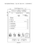 PORTABLE MULTIFUNCTION DEVICE, METHOD, AND GRAPHICAL USER INTERFACE     SUPPORTING USER NAVIGATIONS OF GRAPHICAL OBJECTS ON A TOUCH SCREEN     DISPLAY diagram and image