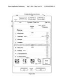 PORTABLE MULTIFUNCTION DEVICE, METHOD, AND GRAPHICAL USER INTERFACE     SUPPORTING USER NAVIGATIONS OF GRAPHICAL OBJECTS ON A TOUCH SCREEN     DISPLAY diagram and image