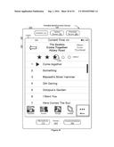 PORTABLE MULTIFUNCTION DEVICE, METHOD, AND GRAPHICAL USER INTERFACE     SUPPORTING USER NAVIGATIONS OF GRAPHICAL OBJECTS ON A TOUCH SCREEN     DISPLAY diagram and image