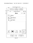 PORTABLE MULTIFUNCTION DEVICE, METHOD, AND GRAPHICAL USER INTERFACE     SUPPORTING USER NAVIGATIONS OF GRAPHICAL OBJECTS ON A TOUCH SCREEN     DISPLAY diagram and image