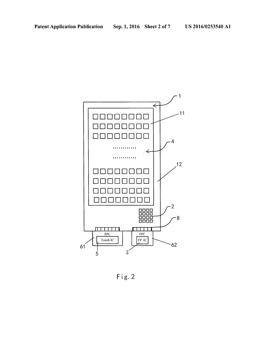 PERSONAL MOBILE TERMINAL DEVICE WITH FINGERPRINT IDENTIFICATION FUNCTION - diagram, schematic, and image 03