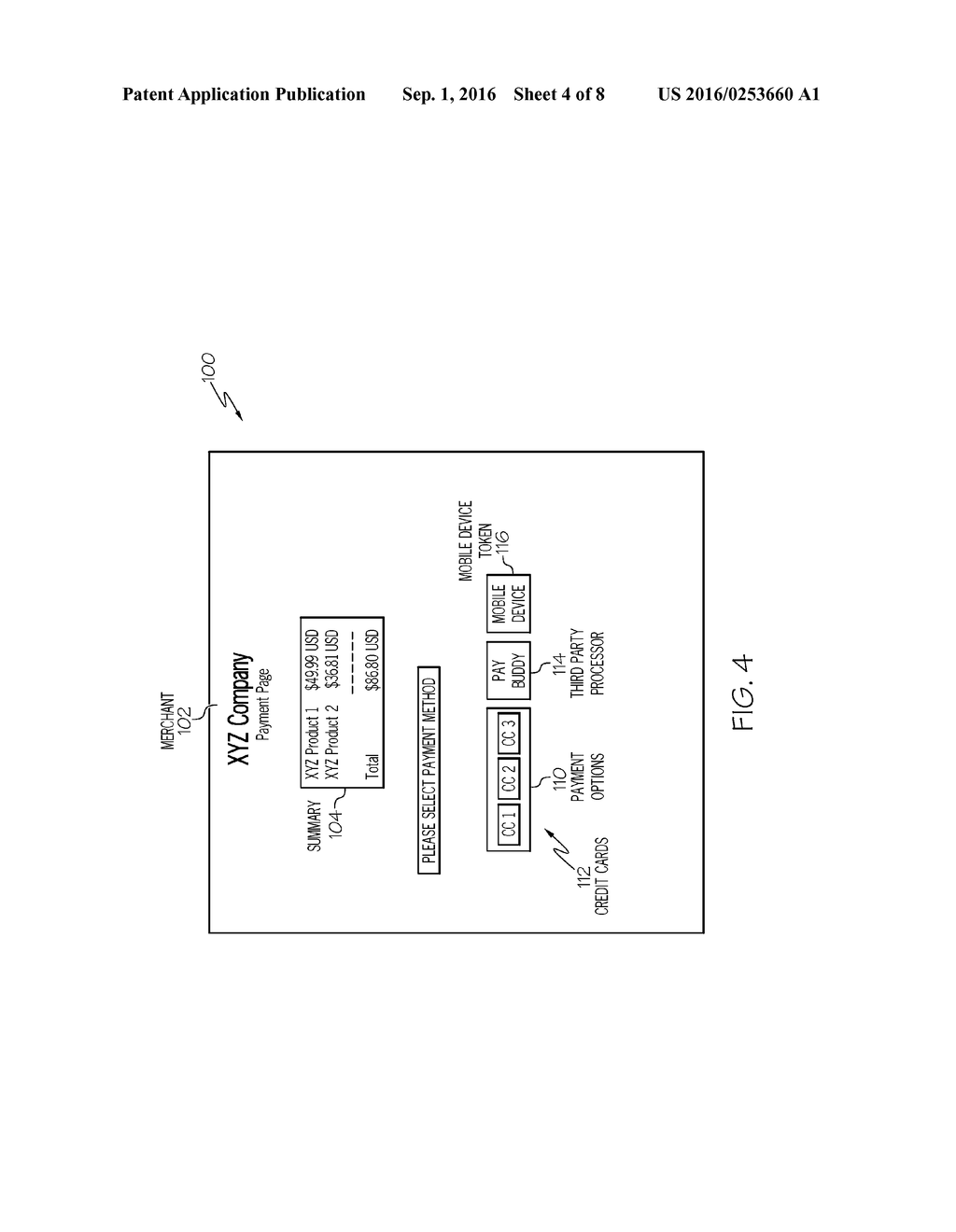 PROPRIETARY TOKEN-BASED UNIVERSAL PAYMENT PROCESSING SYSTEM - diagram, schematic, and image 05