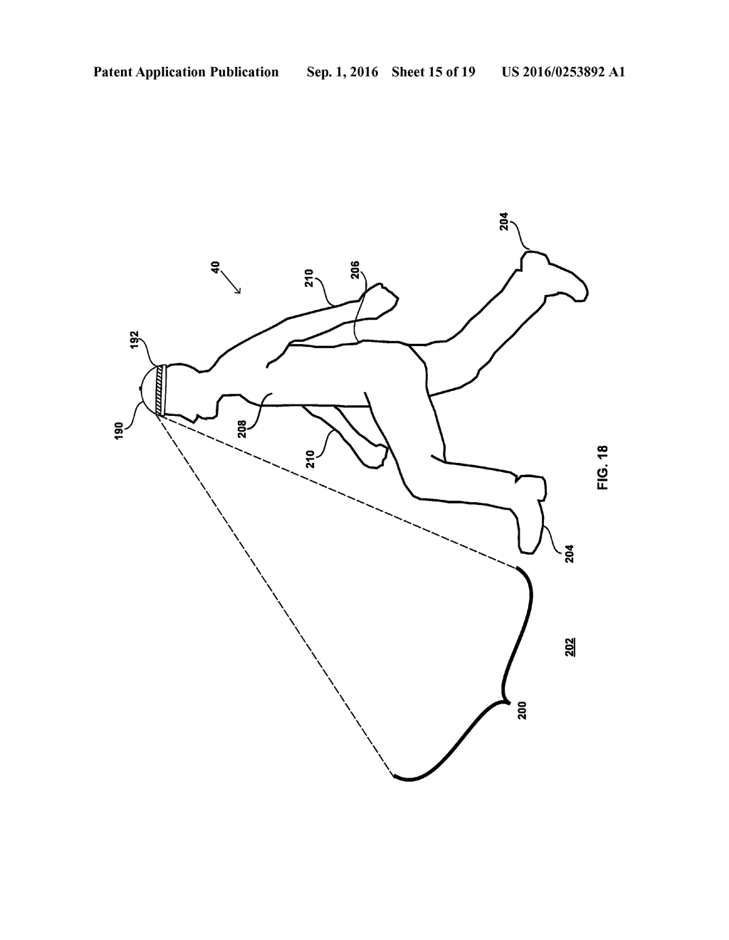 DEVICE HAVING A SENSOR FOR SENSING AN OBJECT AND A COMMUNICATOR FOR     COUPLING THE SENSOR TO A DETERMINER FOR DETERMINING WHETHER A SUBJECT MAY     COLLIDE WITH THE OBJECT - diagram, schematic, and image 16