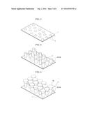 COLUMNAR CRYSTAL CONTAINING LIGHT EMITTING ELEMENT AND METHOD OF     MANUFACTURING THE SAME diagram and image