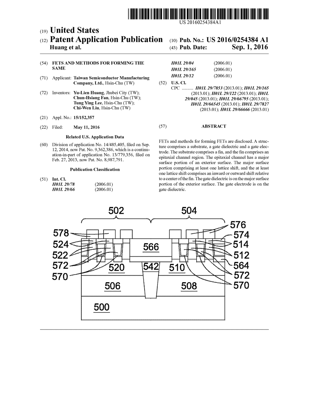 FETs and Methods for Forming the Same - diagram, schematic, and image 01