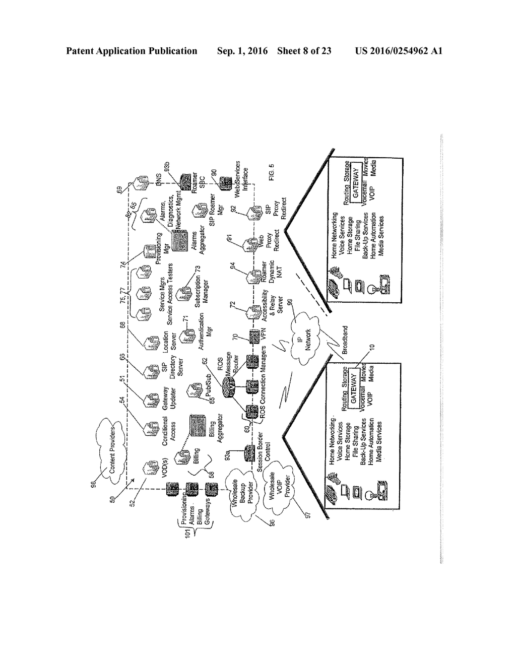 SYSTEM AND METHOD FOR PROVIDING NETWORK SUPPORT SERVICES AND PREMISES     GATEWAY SUPPORT INFRASTRUCTURE - diagram, schematic, and image 09