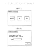 COMMUNICATION SYSTEM FOR PERFORMING WIRELESS NEAR FIELD COMMUNICATION IN     WHICH IMAGE PROCESSING APPARATUS TRANSMITS CONNECTION DESTINATION     INFORMATION TO PORTABLE TERMINAL diagram and image