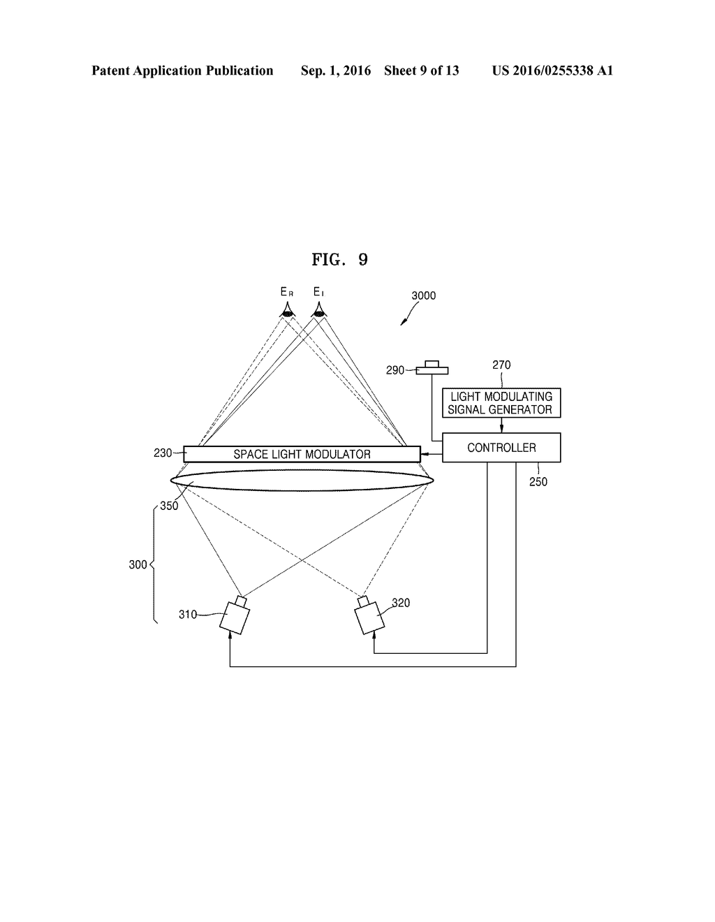 METHOD OF FORMING LIGHT MODULATING SIGNAL FOR DISPLAYING 3D IMAGE, AND     APPARATUS AND METHOD FOR DISPLAYING 3D IMAGE - diagram, schematic, and image 10